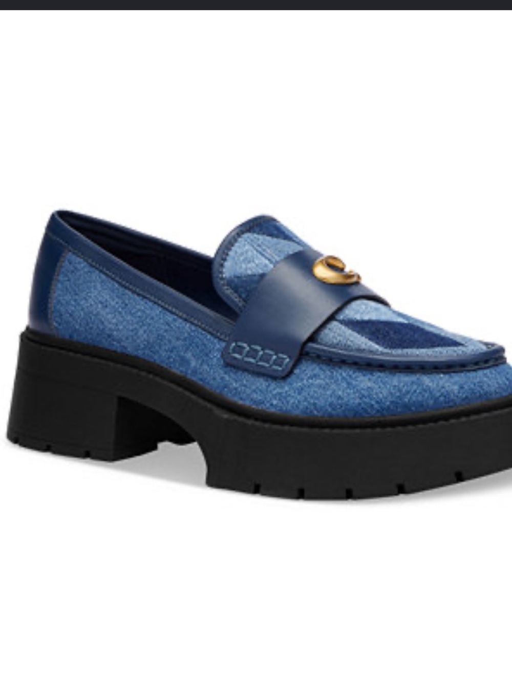 New Coach Leah Platform Loafer Pumps